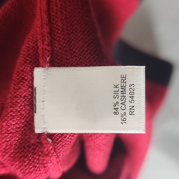 EUC Silk CashmereBanana Republic Men's crew neck sweater, sz L - Picture 8 of 9